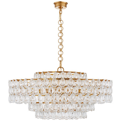 Mid. Chandeliers Drum Shade by Visual Comfort Signature ( 268 | ARN 5174G-CG Liscia ) 
