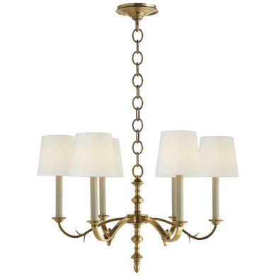 Mid. Chandeliers Candle by Visual Comfort Signature ( 268 | TOB 5119HAB-L Channing ) 