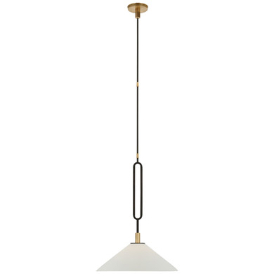 Pendants Glass Down by Visual Comfort Signature ( 268 | RB 5061WI/AB-BSQ Argo ) 