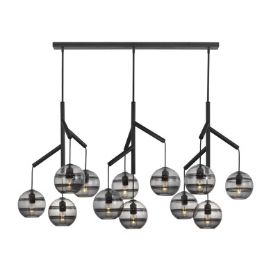 Linear/Island 4 Light + by Visual Comfort Modern ( 182 | 700SDNMPL3KB-LED927 Sedona ) 