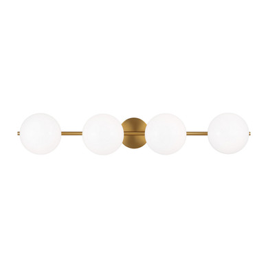 Bathroom Fixtures Four Lights by Visual Comfort Studio ( 454 | EV1014BBS Lune ) 