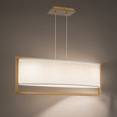 Linear/Island Drum Shade by W.A.C. Lighting ( 34 | PD-33331-AB Park Avenue ) 
