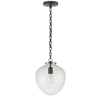 Mini Pendants Glass Down by Visual Comfort Signature ( 268 | TOB 5226BZ/G2-CG Katie Acorn ) 