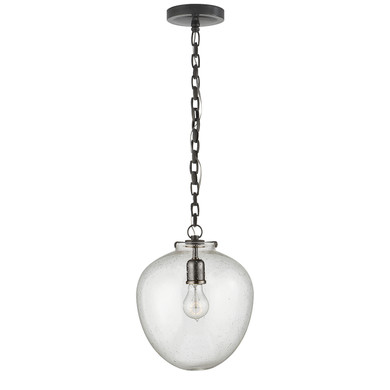 Mini Pendants Glass Down by Visual Comfort Signature ( 268 | TOB 5226BZ/G2-SG Katie Acorn ) 