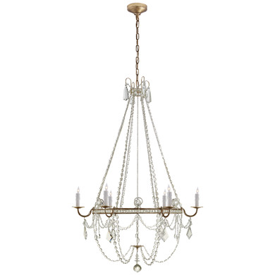 Large Chandeliers Candle by Visual Comfort Signature ( 268 | SP 5031GI-CG Sharon ) 