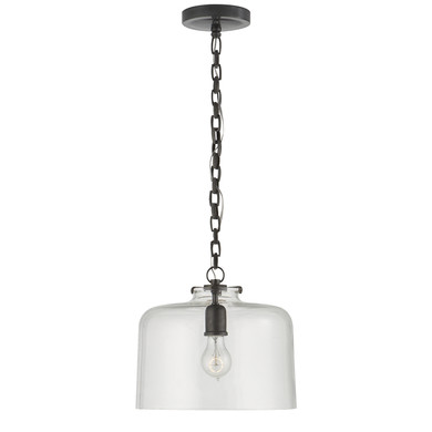 Mini Pendants Glass Down by Visual Comfort Signature ( 268 | TOB 5226BZ/G5-CG Katie Dome ) 
