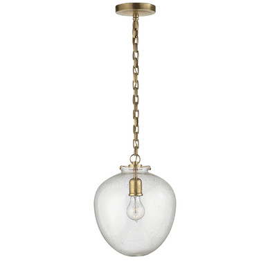 Mini Pendants Glass Down by Visual Comfort Signature ( 268 | TOB 5226HAB/G2-SG Katie Acorn ) 