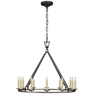 Mid. Chandeliers Candle by Visual Comfort Signature ( 268 | CHC 5172AI Darlana Ring ) 