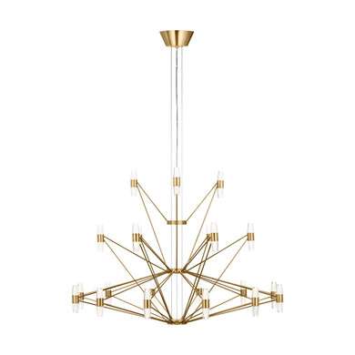Large Chandeliers Glass Shade by Visual Comfort Modern ( 182 | SLCH24627NB Lassell ) 