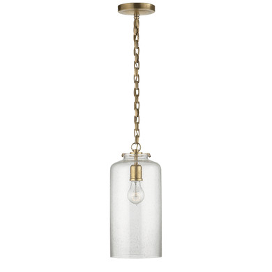 Mini Pendants Glass Down by Visual Comfort Signature ( 268 | TOB 5226HAB/G3-SG Katie Cylider ) 