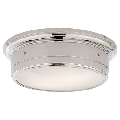 Flush Mounts Drum Shade by Visual Comfort Signature ( 268 | SS 4016CH-WG Siena2 ) 