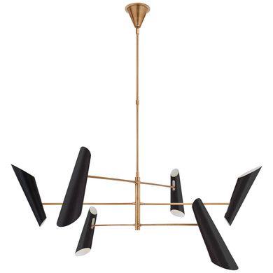 Linear/Island 4 Light + by Visual Comfort Signature ( 268 | ARN 5411HAB-BLK Franca ) 