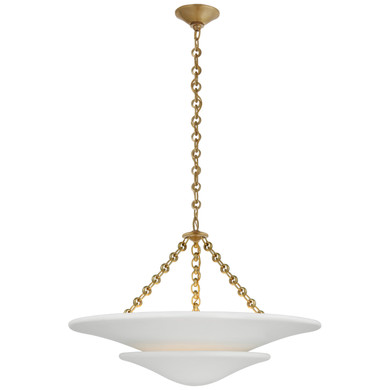 Pendants Bowl Style by Visual Comfort Signature ( 268 | ARN 5425HAB-PW Mollino ) 