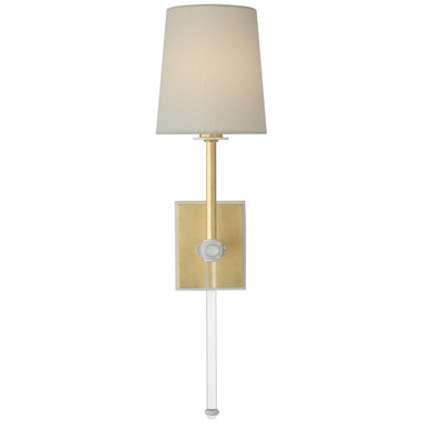 Sconces Single Candle by Visual Comfort Signature ( 268 | JN 2052G/CG-L-CL Lucia ) 