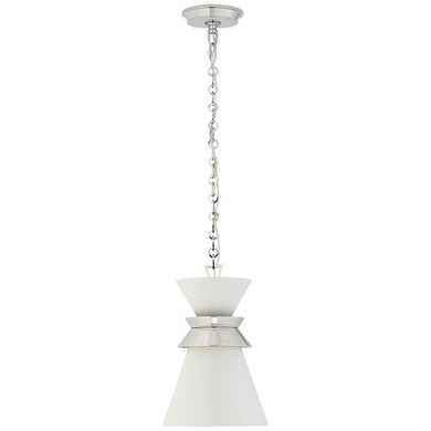 Mini Pendants Glass Down by Visual Comfort Signature ( 268 | CHC 5240PN-WHT Alborg ) 