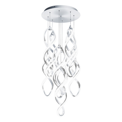 Pendants Multi-port/Cascade by W.A.C. Lighting ( 34 | PD-47809R-CH Interlace ) 