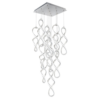 Pendants Multi-port/Cascade by W.A.C. Lighting ( 34 | PD-47813S-CH Interlace ) 