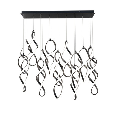 Linear/Island Multi-port/Cascade by W.A.C. Lighting ( 34 | PD-47814L-BK Interlace ) 