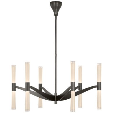Large Chandeliers Glass Shade by Visual Comfort Signature ( 268 | ARN 5470BZ-WG Brenta ) 