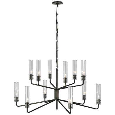 Large Chandeliers Glass Shade by Visual Comfort Signature ( 268 | ARN 5484BZ-CG Casoria ) 