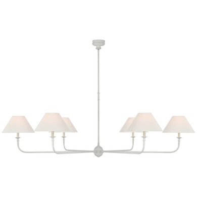 Large Chandeliers Candle by Visual Comfort Signature ( 268 | TOB 5454PW-L Piaf ) 