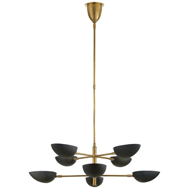 Large Chandeliers Metal Shade by Visual Comfort Signature ( 268 | ARN 5501HAB-BLK Graphic ) 