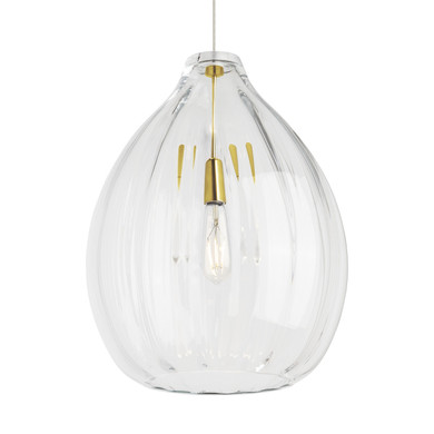 Pendants Glass Down by Visual Comfort Modern ( 182 | 700TDHARPCNB-LED927 Harper ) 