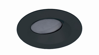 Recessed Line Voltage 4In Trims by W.A.C. Lighting ( 34 | R3CRWT-BK Ocularc ) 