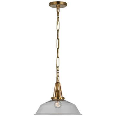 Pendants Glass Down by Visual Comfort Signature ( 268 | CHC 5461AB-CG Layton ) 