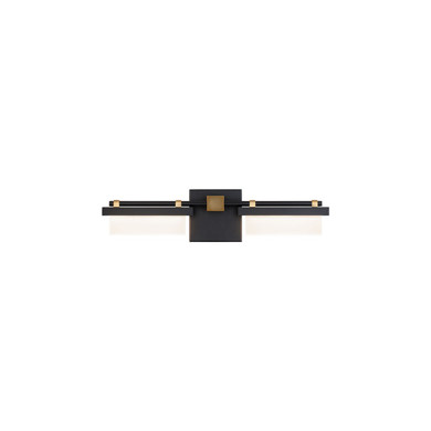 Bathroom Fixtures Cylindrical / Linear by W.A.C. Lighting ( 34 | WS-91420-BK/AB Two Fold ) 