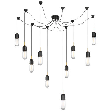 Pendants Multi-port/Cascade by Visual Comfort Signature ( 268 | TOB 5645BZ/HAB-CG-10 Junio ) 
