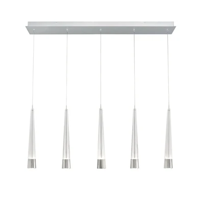 Linear/Island 4 Light + by W.A.C. Lighting ( 34 | PD-59405L-CH Quill ) 
