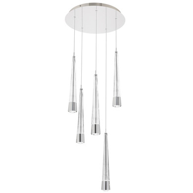 Pendants Multi-port/Cascade by W.A.C. Lighting ( 34 | PD-59405R-CH Quill ) 