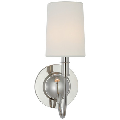 Sconces Single Candle by Visual Comfort Signature ( 268 | TOB 2067PN-L Elkins ) 