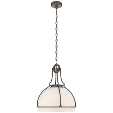 Pendants Glass Down by Visual Comfort Signature ( 268 | CHC 5482BZ-WG Gracie ) 