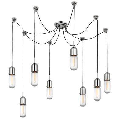 Pendants Multi-port/Cascade by Visual Comfort Signature ( 268 | TOB 5645PN-CG-8 Junio ) 