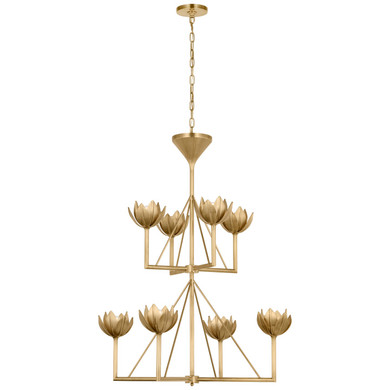 Large Chandeliers Metal Shade by Visual Comfort Signature ( 268 | JN 5005AB Alberto ) 