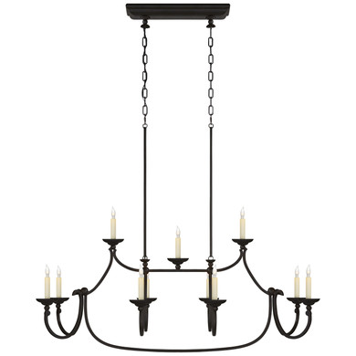 Linear/Island 4 Light + by Visual Comfort Signature ( 268 | CHC 5495AI Flemish ) 