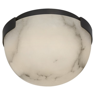 Flush Mounts Bowl Style by Visual Comfort Signature ( 268 | KW 4011BZ-ALB Melange ) 