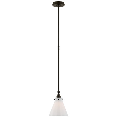 Mini Pendants Glass Down by Visual Comfort Signature ( 268 | CHC 5525BZ-WG Parkington ) 