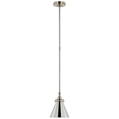 Mini Pendants Metal Shade by Visual Comfort Signature ( 268 | CHC 5525PN Parkington ) 