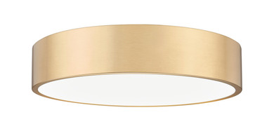 Flush Mounts Metal Shade by Z-Lite ( 224 | 1017F20-MGLD-LED Coronado ) 