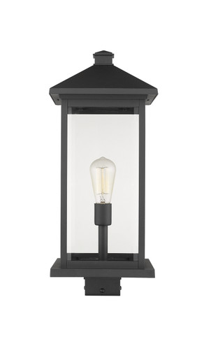 Exterior Post/Pier Head by Z-Lite ( 224 | 531PHBXLS-BK Portland ) 