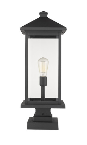 Exterior Post/Pier Head by Z-Lite ( 224 | 531PHBXLS-SQPM-BK Portland ) 