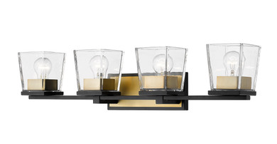 Bathroom Fixtures Four Lights by Z-Lite ( 224 | 475-4V-MB-OBR Bleeker Street ) 