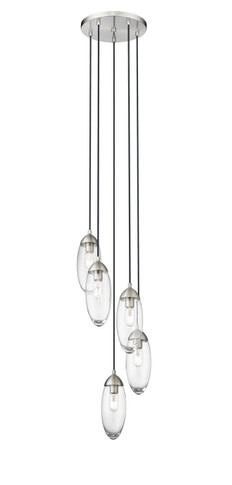 Mini Chandeliers Multi-Port/Cascade by Z-Lite ( 224 | 651P-5R-BN Arden ) 