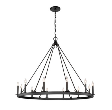 Large Chandeliers Candle by Z-Lite ( 224 | 482R-12MB Barclay ) 