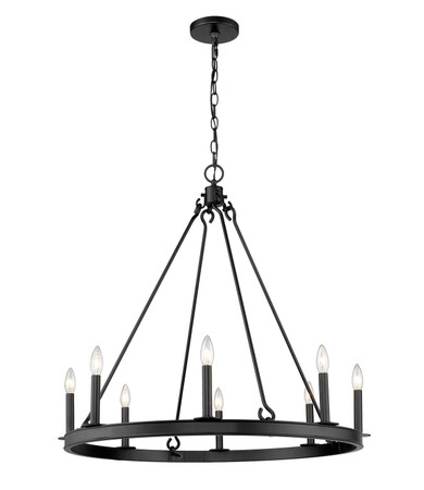 Mid. Chandeliers Candle by Z-Lite ( 224 | 482R-8MB Barclay ) 