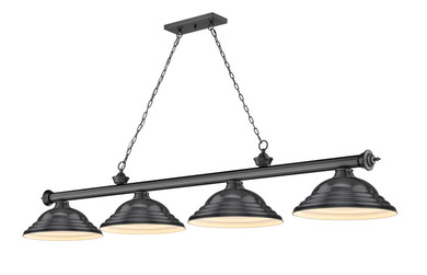 Linear/Island 4 Light + by Z-Lite ( 224 | 2306-4BP-SBP Cordon ) 