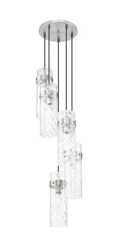 Mini Chandeliers Multi-Port/Cascade by Z-Lite ( 224 | 7002P5-5R-BN Fontaine ) 